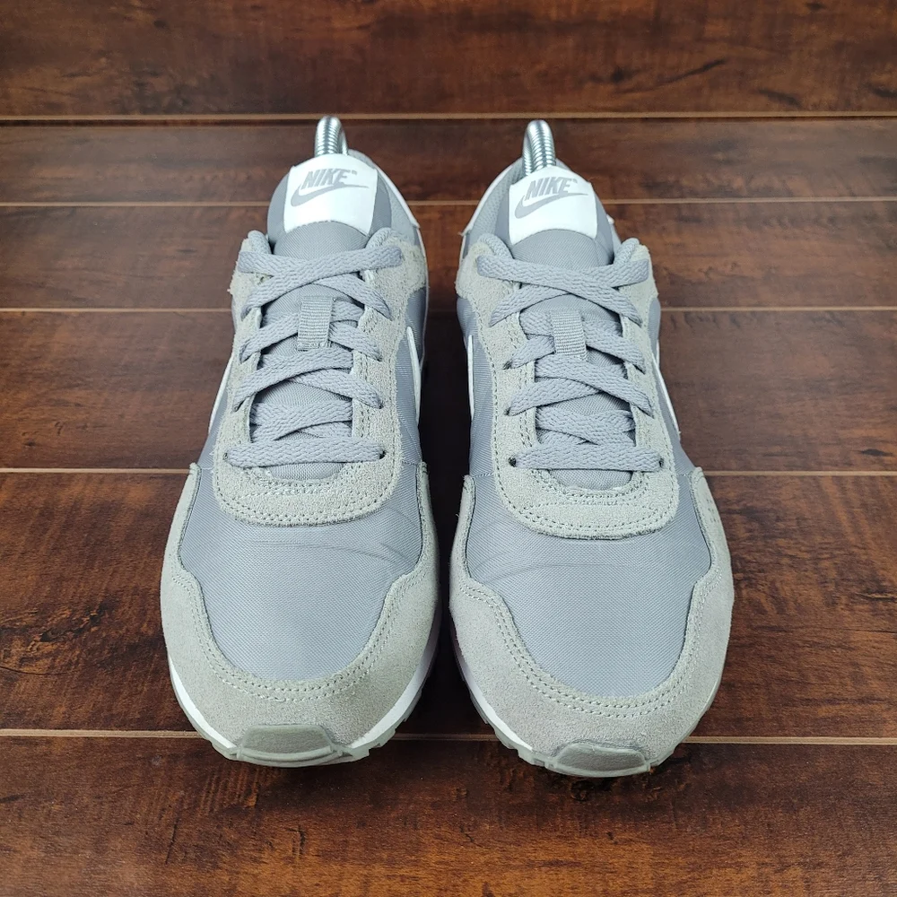 Nike Gray and White Women's Athletic Sneakers - Picture 3 of 9